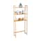 Organize It All Bamboo Over the Toilet Storage Space Saver